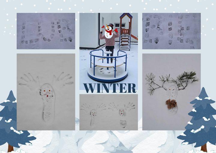 Winter… Plastyczne zabawy ze śniegiem.