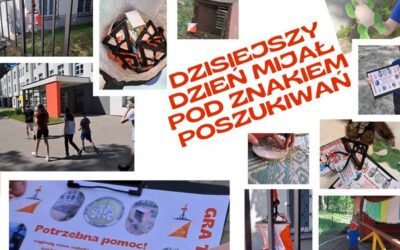 Oj dziś nasi uczniowie mieli dużo pracy! – Zaginęły nowo nabyte sztućce i naczynia kuchenne ze szkolnej świetlicy oraz pluszaki z przedszkola i puzzle ze szkolnej świetlicy… W teren wyruszyły dwie ekipy poszukiwaczy… Całe szczęście zguby odnaleziono! Nadal będzie się czym bawić i w czym przygotowywać posiłki i desery!