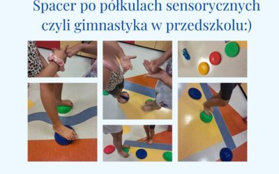 Spacer sensoryczny – Kto szybciej dotrze do końca ścieżki? Pomoże nam w tym gra „papier, kamień, nożyce”!