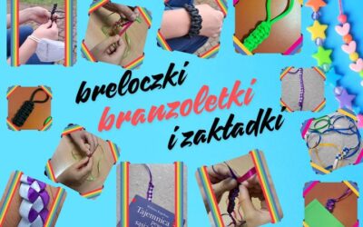 Pleciemy a co! Mamy już bransoletki i zakładki do książęk z wstążeczek i survivalowe bransoletki oraz breloczki do kluczy z parakordu.