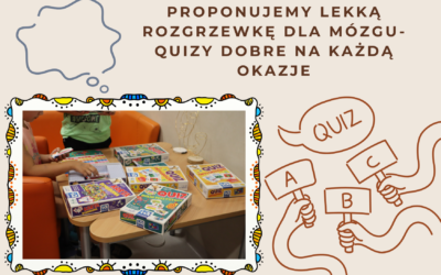 Rozpoczynamy tydzień z quizami i innymi zabawami-zajęciami edukacyjnymi. Sprawdzamy swoją wiedzę w różnych dziedzinach. Proponujemy lekką rozgrzewkę dla mózgu tuż przed rozpoczęciem roku szkolnego.