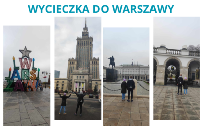 W naszej szkole nie ma nudy! Dzisiaj odbyliśmy spacer edukacyjny po Warszawie. Uczyliśmy się historii oglądając zabytki i miejsca pamięci narodowej. Spacerując poznawaliśmy również legendy warszawskie. Dla niektórych uczniów była to pierwsza wizyta w stolicy, więc zachwytom nie było końca…