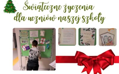 Wczoraj uczniów naszej szkoły zaskoczyła kartkowa niespodzianka . Fertyczne Chomiki Zastęp z Szczep 35 Mińsk Mazowiecki Royal Rangers Polska przysłał nam świąteczne życzenia. Miło było je czytać, zwłaszcza, że skautki życzyły nam zdrowia i rychłego powrotu do domów. Dziękujemy! Od razu przygotowaliśmy gazetkę, by wyeksponować Wasze życzenia!