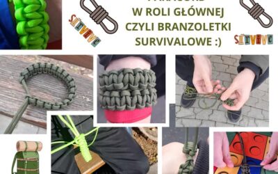 Kawałek sznurka zawsze może się do czegoś przydać 🙂. Ale po co nosić w kieszeni jakiś poplątane kawałki… skoro można mieć fajną a zarazem przydatną survivalową bransoletkę? Część zajęć podczas weekendu spędziliśmy na „zaplataniu” takich bransoletek z paracordu. Widzieć uśmiechy na twarzach uczniów, odnoszących sukcesy w zaplataniu – BEZCENNE!