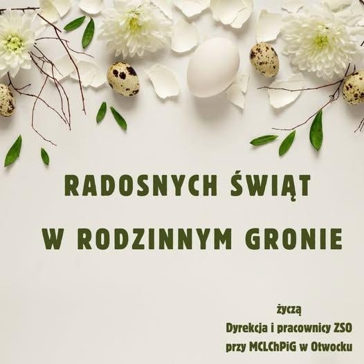 Życzymy Radosnych Świąt i wiosennego nastroju w każdym dniu!