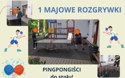 Ruch to zdrowie i frajda, nieprawdaż? Dziś pingpongiści ruszyli ponownie do stołu : )  #innowacjametodycznaRUCHTOZDROWIEIFRAJDA