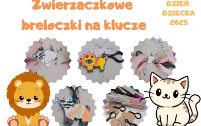 Kto dziś miał ochotę na przygotowanie sobie zwierzaczkowego breloczka – miał taką szansę.  Powstał 😼 i dziki 😼! 😁