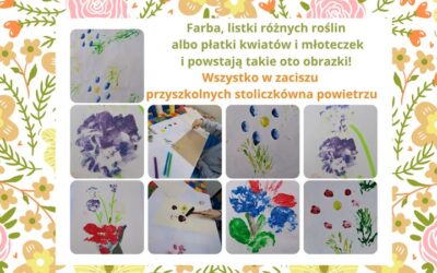 Korzystając z akcji #DZIEŃPUSTEJKLASY spacerujemy, zbieramy roślinki, dzięki, którym tworzymy ciekawe dzieła … Ośrodek Działań Ekologicznych „Źródła” – Dziękujemy za pomysły do działań!