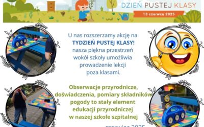 Nasza wydłużona Akcja Dzień Pustej KLASY 🙂 Ośrodek Działań Ekologicznych „Źródła” już trwa!
