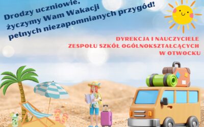 Kolejny szkolny rok dobiegł właśnie końca… Byliście dzielni i mimo  różnych zdrowotnych przeszkód daliście radę! A teraz wszystkim Wam życzymy cudownego odpoczynku! WAKACJE CZAS START! 🏝🏃‍♀️🏃🌞🤿🚴‍♀️🏖🏜⛰⛱⛵️🚂⛺️🌅🌄