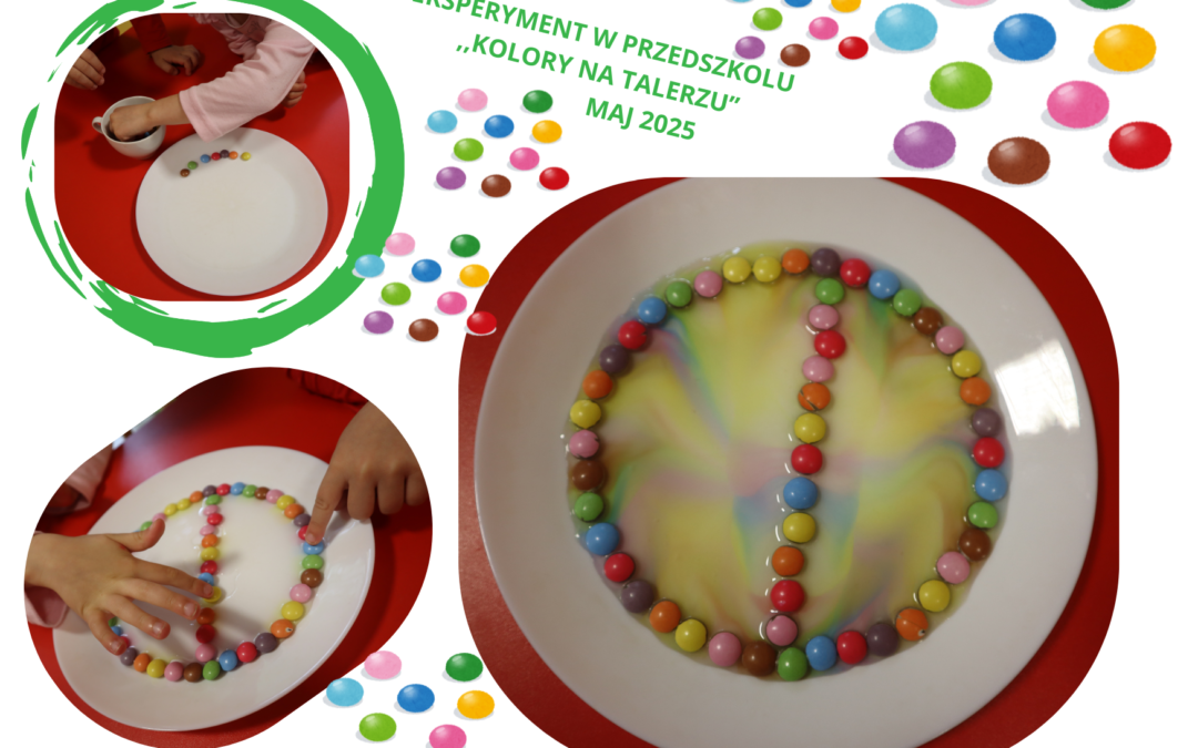 EKSPERYMENT ,,KOLORY NA TALERZU’’MAJ 2025