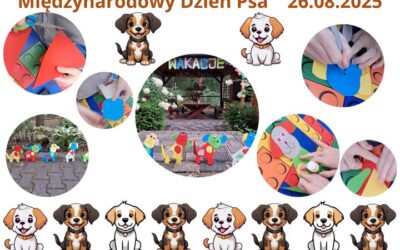 Dzisiejszy Międzynarodowy Dzień Psa uczciliśmy wyprowadzając na spacer własnoręcznie stworzone wesołe kolorowe pieski z papieru 🙂 ##SWIETAIDNINIETYPOWE