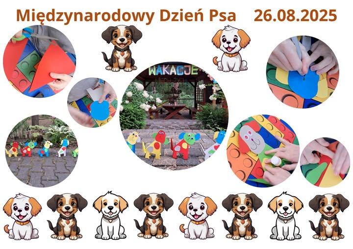 Dzisiejszy Międzynarodowy Dzień Psa uczciliśmy wyprowadzając na spacer własnoręcznie stworzone wesołe kolorowe pieski z papieru 🙂 ##SWIETAIDNINIETYPOWE