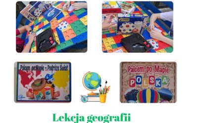 Czas na relacje z naszych lekcji. Geografia w terenie 🙂 i z fajnymi grami!